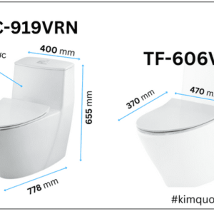 Ảnh công trình thực tế Bồn Cầu INAX AC-919VRN 1 Khối Nắp Êm