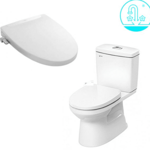 Ảnh công trình thực tế Bồn cầu INAX C-504A/CW-S32VN-1 2 khối nắp rửa cơ