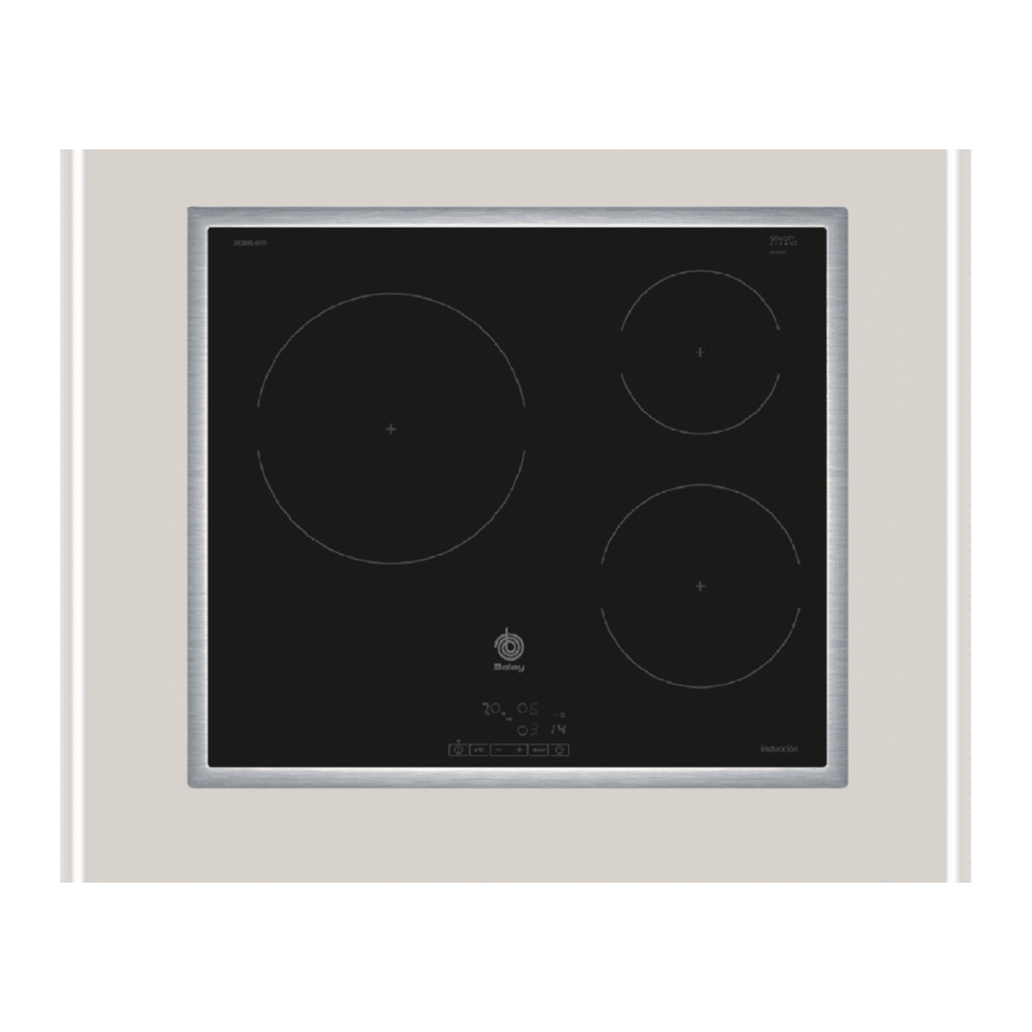 Bếp từ Bosch 3 vùng nấu Balay 3EB864XR Serie 4