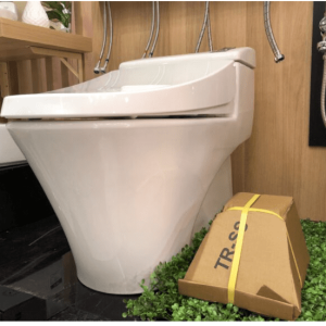 Ảnh công trình thực tế Bồn Cầu INAX AC-1008VRN (AC1008VRN) 1 Khối Aqua Ceramic Xả Nhấn