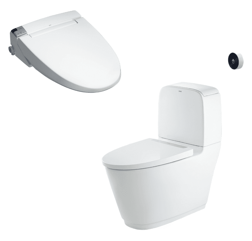 Bồn cầu hai khối INAX ACT-832+CW-KB22AVN Nắp điện tử xả cảm ứng
