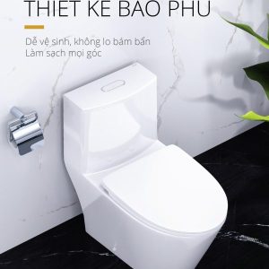Ảnh công trình thực tế Bồn cầu 1 khối nắp rửa cơ C1363F/TAF060