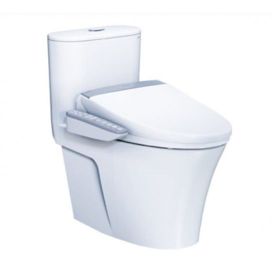 Bồn Cầu CAESAR CD1395/TAF200H 1 Khối Nắp Điện Tử