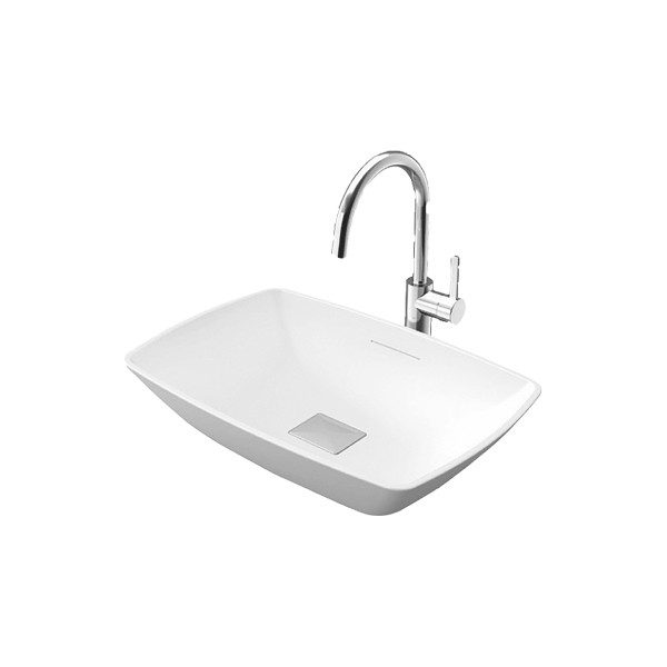 Chậu Rửa Mặt TOTO PJS02WE#MW Đặt Bàn Đá Cẩm Thạch Mờ