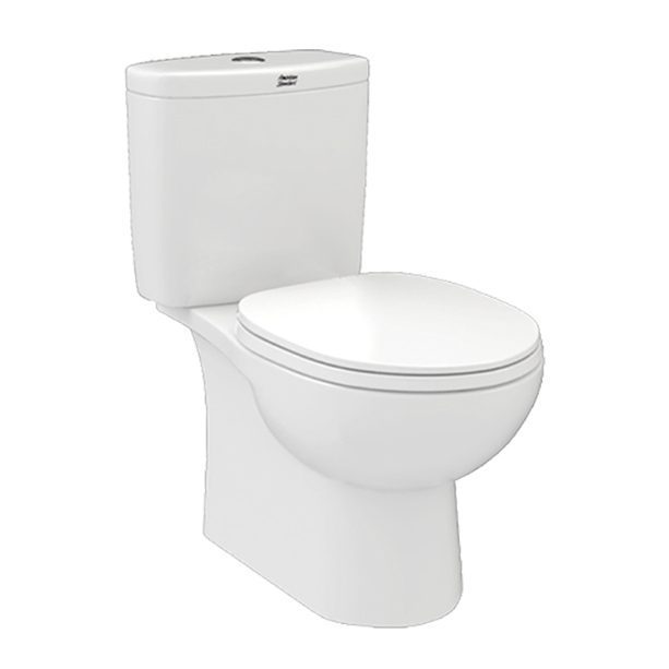 Bồn Cầu AMERICAN STANDARD VF-2714 2 Khối Nắp Êm