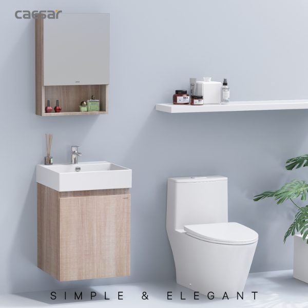 Ảnh công trình thực tế Tủ lavabo Caesar EH05263AW7V