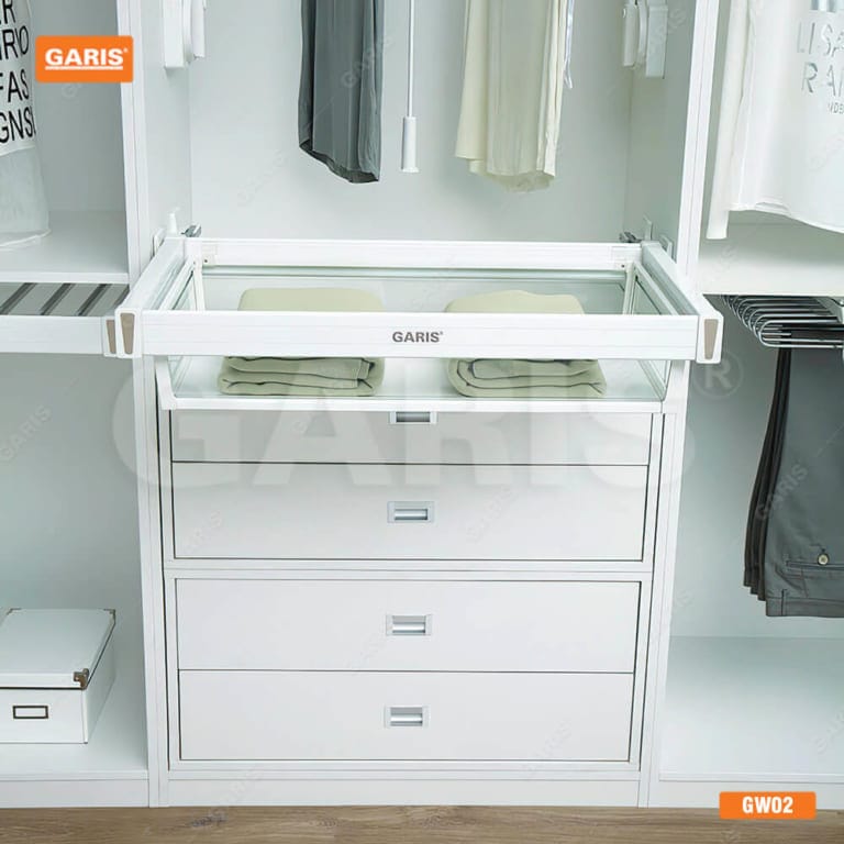 Ngăn Kéo Vách Kính Để Đồ Gập GARIS GW02.70