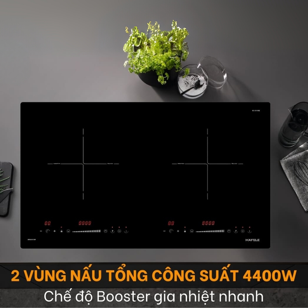 Alternative view of Bếp từ 2 vùng nấu Hafele HC-I3732KB 536.61.906