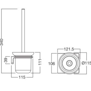 Alternative view of Cọ vệ sinh American Standard K-1386