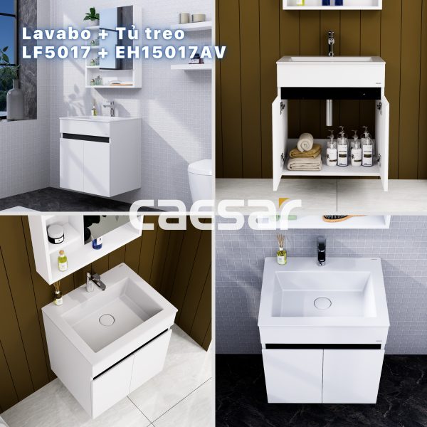 Alternative view of Bộ tủ lavabo Caesar LF5017/EH15017AV