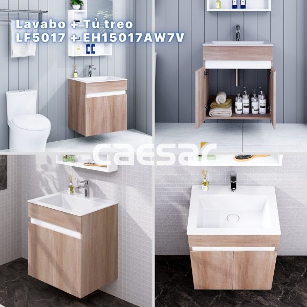 Alternative view of Bộ tủ lavabo Caesar LF5017/EH15017AW7V