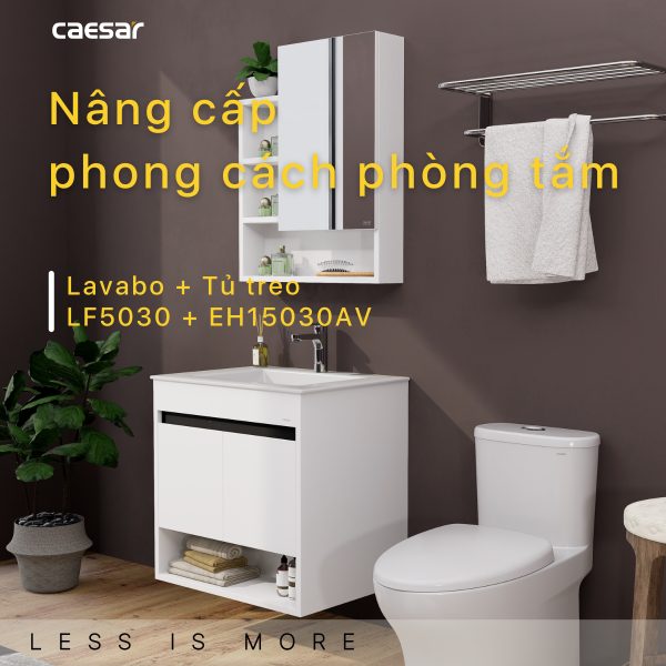 Alternative view of Bộ tủ lavabo Caesar LF5030/EH15030AV