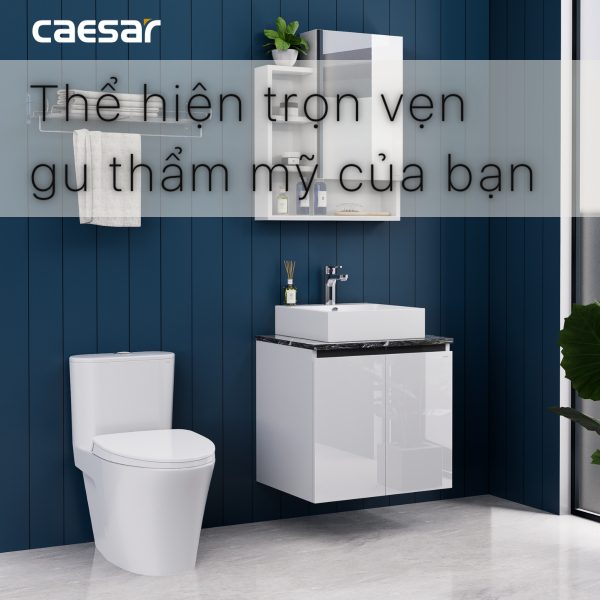 Ảnh công trình thực tế Bộ tủ lavabo Caesar LF5261/EH46001AV
