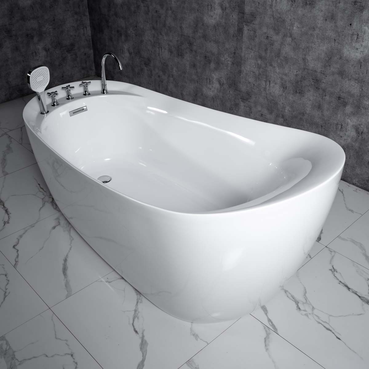 Ảnh công trình thực tế Bồn Tắm MOWOEN MW8235F-170 1700mm