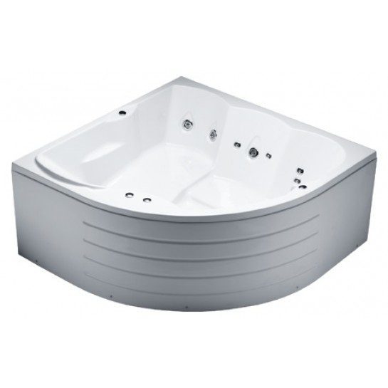 Bồn Tắm Góc Massage CAESAR MT5165 Xây Chân Yếm