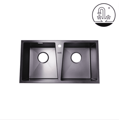 Chậu Rửa Chén BELLO BL-C570 2 Hộc Màu Đen
