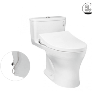 Ảnh công trình thực tế Bồn Cầu TOTO MS855DE4#XW 1 Khối Nắp Rửa Cơ TCW1211A