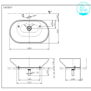 Ảnh công trình thực tế Chậu Rửa Mặt TOTO LW181Y#W Đặt Bàn
