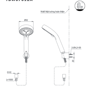 Ảnh công trình thực tế Tay Sen Tắm TOTO TBW07012A