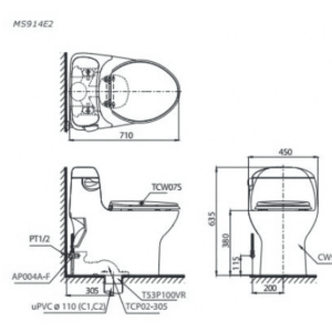 Ảnh công trình thực tế Vòi Lavabo TOTO TLG10305V Gật Gù Nóng Lạnh GB