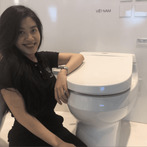 Ảnh công trình thực tế Bồn Cầu Điện Tử TOTO MS688W11#XW Kèm Nắp Rửa Điện Tử WASHLET Dòng S7 – TCF4911Z (220V)