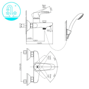 Ảnh công trình thực tế Vòi Sen Tắm INAX BFV-1113S-4C Nóng Lạnh