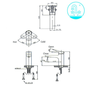 Ảnh công trình thực tế Vòi Lavabo INAX LFV-652S Nóng Lạnh