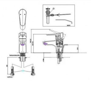 Alternative view of Vòi Lavabo INAX LFV-1002S Nóng Lạnh