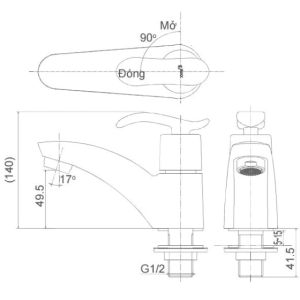 Alternative view of Vòi Lavabo INAX LFV-11A Lạnh