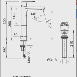 Ảnh công trình thực tế Vòi Lavabo INAX LFV-2012SH Nóng Lạnh Thân Cao