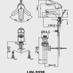 Ảnh công trình thực tế Vòi Lavabo INAX LFV-222S Nóng Lạnh