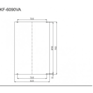 Ảnh công trình thực tế Gương Tráng Bạc INAX KF-6090VA Phòng Tắm