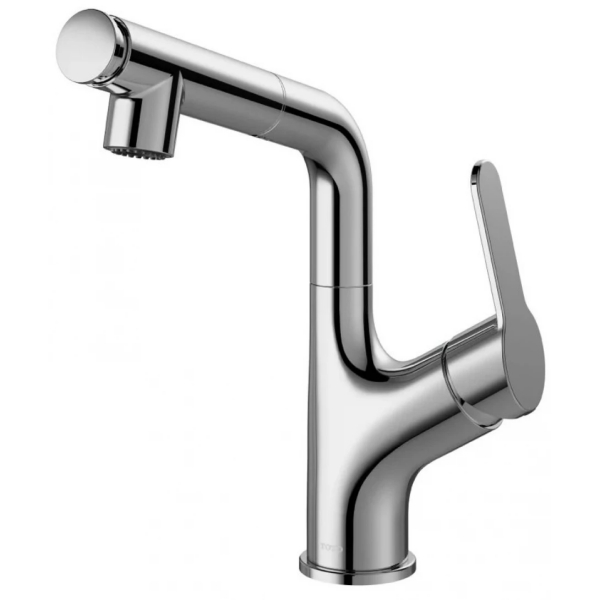 Vòi lavabo dây rút TOTO TLS083J0V nóng lạnh điều chỉnh chiều cao