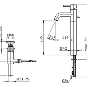 Ảnh công trình thực tế Vòi Lavabo TOTO TX116LESN Gật Gù Nóng Lạnh EGO-II