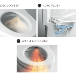 Ảnh công trình thực tế Nắp Rửa Điện Tử Washlet TOTO TCF6531Z#NW1 Dòng C5
