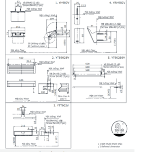 Alternative view of Bộ Phụ Kiện TOTO YS902N5V 5 Món