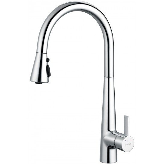 Vòi Bếp CAESAR K905C Nóng Lạnh Rút Dây
