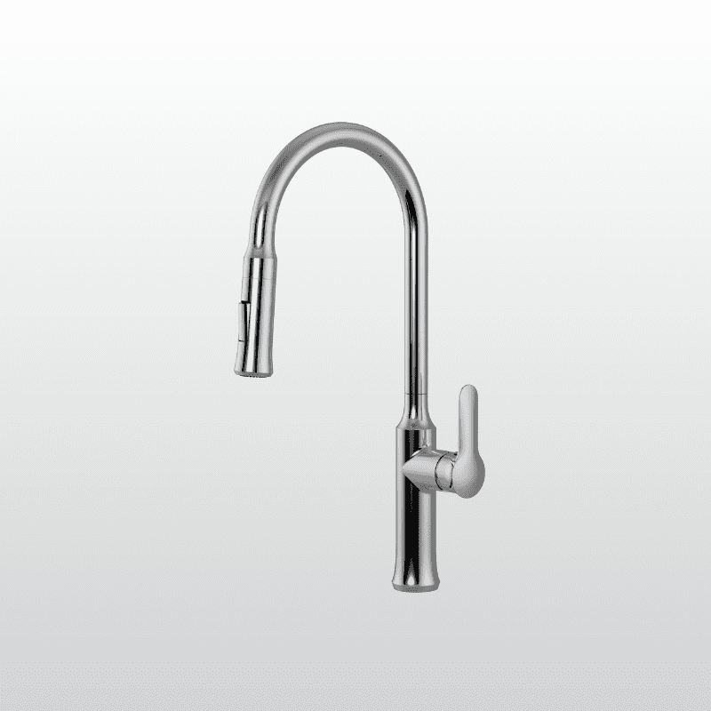 Vòi Chậu Rửa Chén MALLOCA K94C Nóng Lạnh Dây Rút