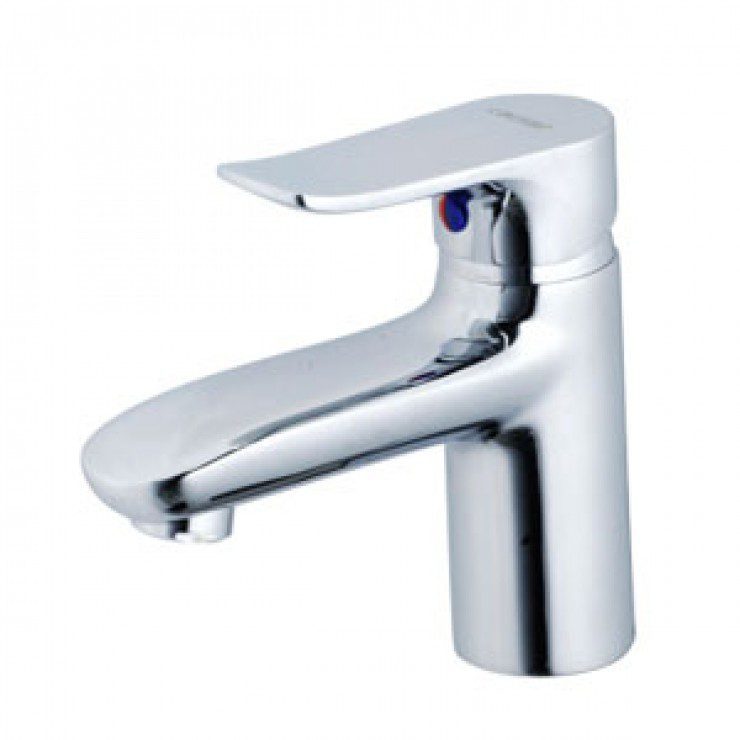 Vòi Lavabo CAESAR B490CP Nóng Lạnh Xả Ty