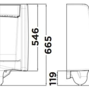 Alternative view of Bồn tiểu nam American Standard WP-6591B
