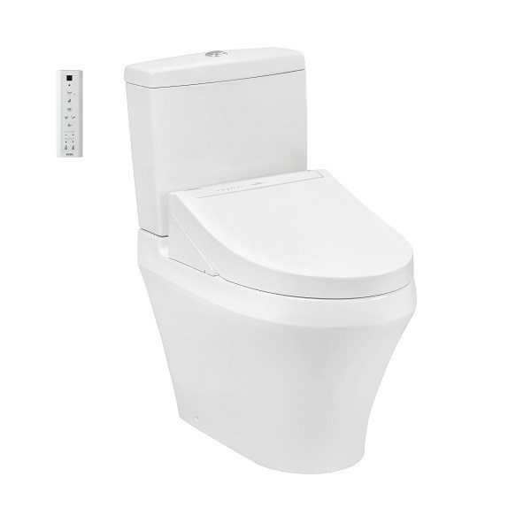 Bồn Cầu Điện Tử TOTO CS948CDW15#XW Kèm Nắp Rửa Điện Tử WASHLET (Loại Giấu Dây) Dòng C5 – TCF24460AAA (220V)