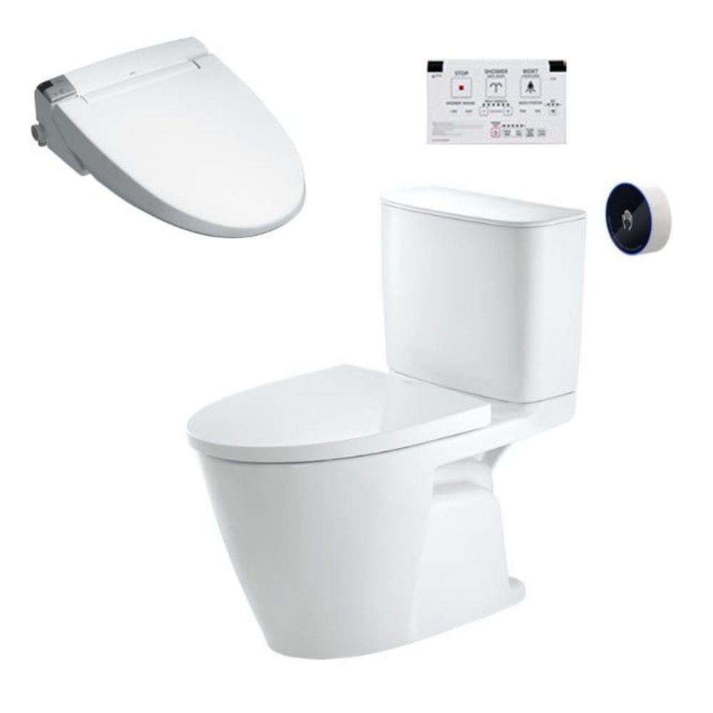 Bồn cầu hai khối INAX ACT-602+CW-KA22AVN Nắp điện tử xả cảm ứng