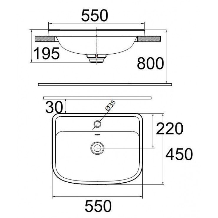 Alternative view of Chậu Lavabo American Standard VF-0462 Dương Vành