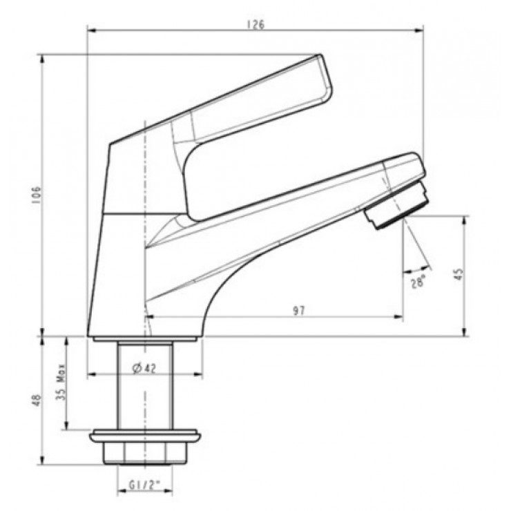 Alternative view of Vòi Lavabo American Standard WF-T601 (FFAST601) Lạnh