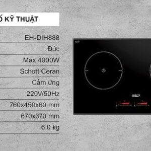 Ảnh công trình thực tế Bếp từ đôi Chef’s EH-DIH888