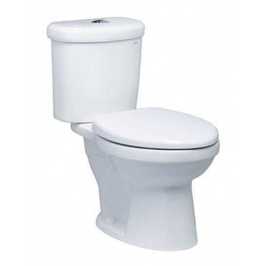Bồn Cầu CAESAR CTS1338 2 Khối Nắp Êm Xả Nhấn 1 Chế Độ