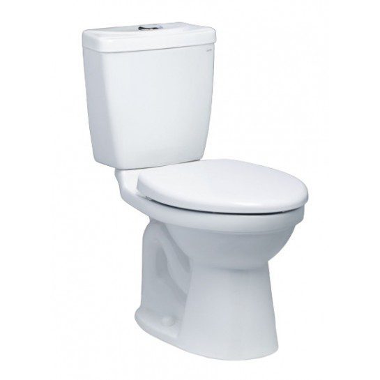 Bồn Cầu CAESAR CTS1325 2 Khối Nắp Êm Xả Nhấn 1 Chế Độ