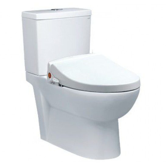 Bồn Cầu CAESAR CD1341/TAF050 2 Khối Nắp Rửa Cơ