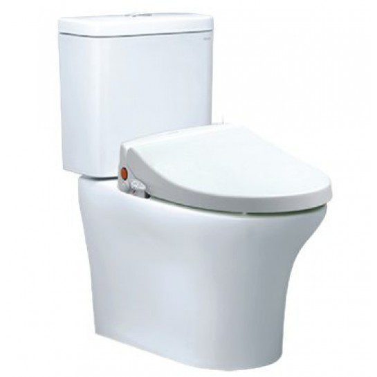 Bồn Cầu CAESAR CD1341 2 Khối Nắp Êm