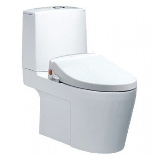 Bồn Cầu CAESAR CD1345 2 Khối Nắp Êm